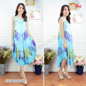 Alternative view of ชุดเดรสชายระบายลายกราฟฟิก-550301070160