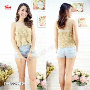 เสื้อถักโครเชต์ tops crochet-570706020150