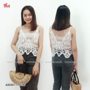 เสื้อลูกไม้สายเดี่ยว-620301170100