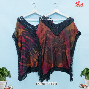 เสื้อเบลาส์มัดย้อมทรงค้างคาว-650301210160