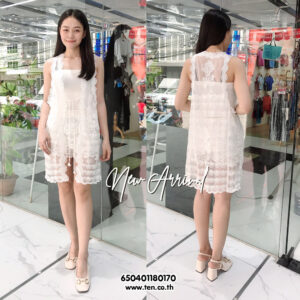 เสื้อคุลมแขนกุดลายลูกไม้-650401180170