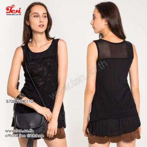 Sleeveless Lace blouse-เสื้อกล้ามลายลูกไม้-570601090110