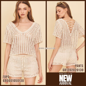 Alternative view of เสื้อคลุมถักโครเชต์ แขนสั้น – 680601050130