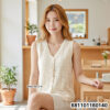 Granny Patch Crochet Button Vest – เสื้อกั๊กโครเชต์ติดกระดุม-681101160140