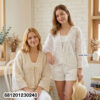 Embroidered Lace Tie-Front Cardigan เสื้อคลุมลูกไม้ปัก ผูกด้านหน้า-681201230240