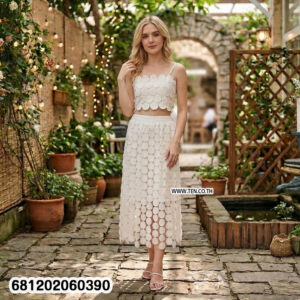 Alternative view of Romantic White Lace Vacation Set	เซตชุดลูกไม้สีขาวสไตล์โรแมนติก-681202060390
