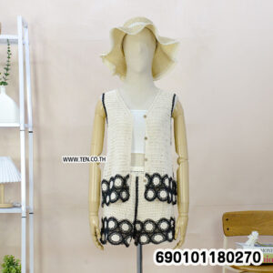 women boho crochet cotton set breathable summer beachwear resort fashion style