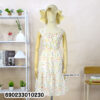 women pastel floral cotton cami dress breathable summer casual beachwear style