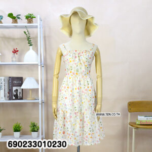 women pastel floral cotton cami dress breathable summer casual beachwear style