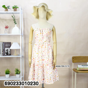 women pastel floral cotton cami dress breathable summer casual beachwear style