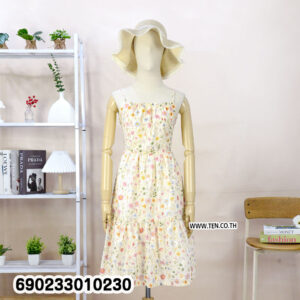 women pastel floral cotton cami dress breathable summer casual beachwear style