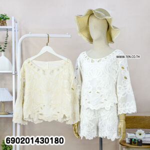 breathable cotton lace top free size relaxed everyday wear soft summer blouse