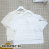 Eyelet Lace Crop Top เสื้อลูกไม้ฉลุลายทรงครอป แขนสั้น - 690201280180
