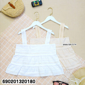 Minimal Cotton Lace Tank เสื้อสายเดี่ยวผ้าฝ้ายลูกไม้ มินิมอล - 690201320180