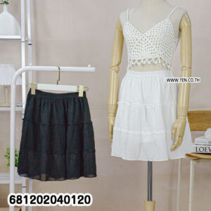 Korean Casual Mini Skirt กระโปรงสั้นสไตล์เกาหลี ลุคชิล-681202040120