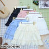 Breathable cotton lace skort women style with layered soft fabric and relaxed summer fashion fit