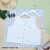 Women's Cotton Crochet Button Vest with breathable cotton fabric, free size fit, button front style, and relaxed bohemian summer aesthetic.
