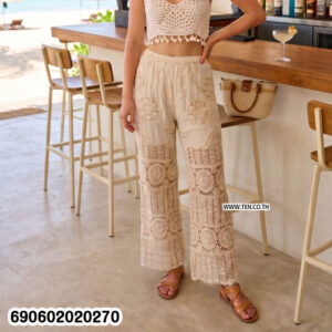 Alternative view of Women's Handmade Crochet Lace Pants กางเกงลูกไม้ถักโครเชต์ผู้หญิง - 690602020270