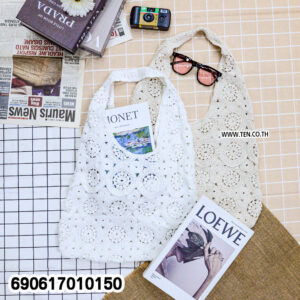 Alternative view of Boho Bloom Crochet Shoulder Bag กระเป๋าสะพายโครเชต์สไตล์โบโฮลายดอกไม้ - 690617010150