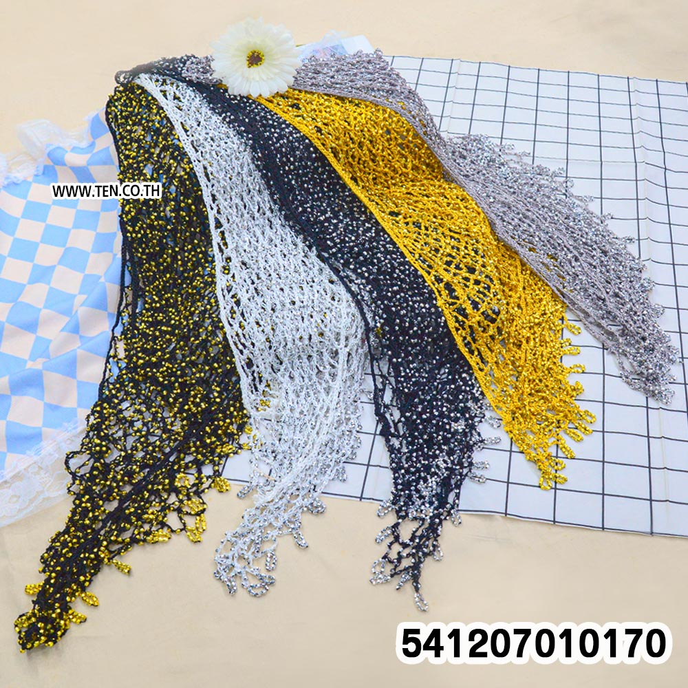 Boho Beaded Net Capelet ผ้าคลุมไหล่ตาข่ายประดับมุก สไตล์โบฮีเมียน - 541207010170 - Image 2