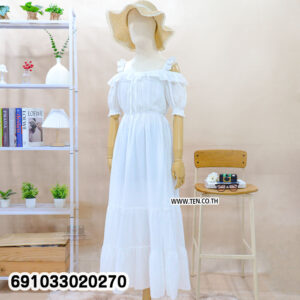 Boho Beach Maxi Dress for Women  เดรสยาวผู้หญิงสไตล์โบโฮ ชุดเที่ยวทะเล - 691033020270 - Image 5