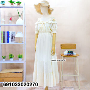 Boho Beach Maxi Dress for Women  เดรสยาวผู้หญิงสไตล์โบโฮ ชุดเที่ยวทะเล - 691033020270 - Image 4